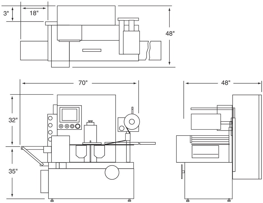 BA-2000H Line Drawing